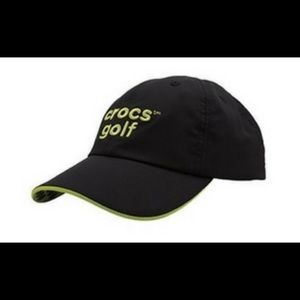 CROCS black/ green Fairway Golf Hat